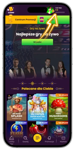 Bizzo Casino sprawdzenie salda bonusowego w portfelu
