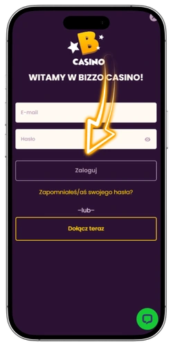 Bizzo Casino logowanie na konto gracza