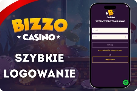 Bizzo Casino app logowanie krok po kroku na urządzeniu mobilnym